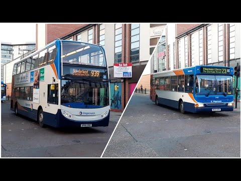 *Once a day service*  Bus on route 939 and Dennis Dart arrive into Sunderland City centre.