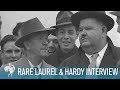 Laurel Hardy Rare Interview With An Iconic Comedy Duo 1947 British Pathé