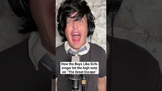 How the Boys Like Girls singer hit the high note on “The Great Escape” #poppunk #emo #music #funny