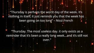 Funny Thursday Inspirational Quotes