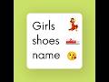 Girls shoes name 👟👟new shoes design  2023😍😍 #short #viralvideo  #shortfeeds  #shoes