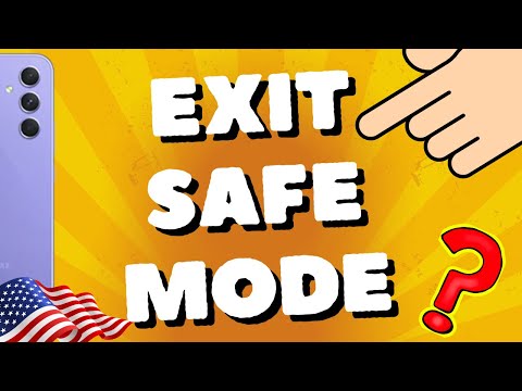 how to exit safe mode samsung A54 5g, A53, A52s, A55