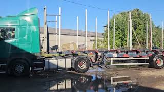 شاحنة نقل جذوع الأشجار المقطوعة Scania R 450 | صورة 4 - Agroline