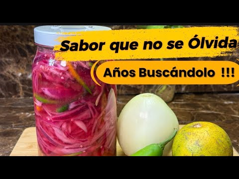 El Encurtido 🇭🇳que pocos saben hacer | Picante, sin azucar y con Naranja Agria.