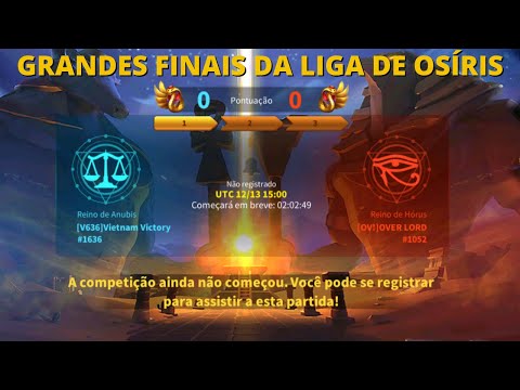 V636 vs OV! | 1º PARTIDA - MD3 | GRANDES FINAIS DA LIGA DE OSÍRIS - RISE OF KINGDOMS.