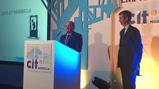 Discurso de Paco Puya en la recogida del premio como Empresario del Año CIT 2018