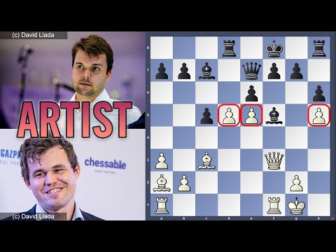 Carlsen the Artist | Magnus Carlsen vs Vladimir Fedoseev | Fide World Cup 2021