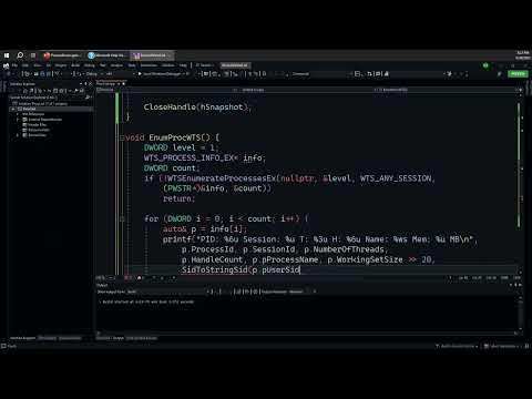 Enumerate Processes (part 1)