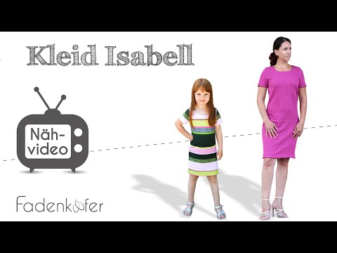 Nähanleitung Kleid Isabell für Damen und Kinder
