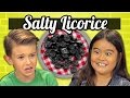 KIDS vs. FOOD #17 - SALMIAKKI (SUPER SALTY LICORICE)