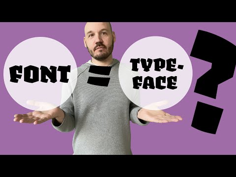 Are font and typeface synonyms? Explained through music.