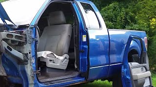 2010 F-150 Door Removal *NOTE* : Or just open the door to access the bolts.
