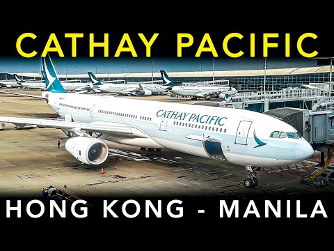 Flying CATHAY PACIFIC Airbus A330-300 | Hong Kong to Manila - TRIP REPORT