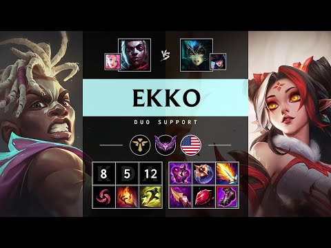 Ekko Support vs Nami - NA Master Patch 25.05