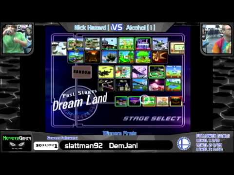 JMU Master Hand Monthly #9 Melee Tournament [Winners Finals] Nick Hazard (Marth) vs Alcohol (Fox)