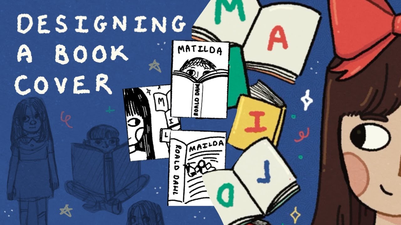 Redesigning a Book Cover For Matilda! || Portfolio Project Process