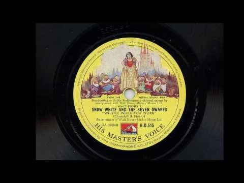 Adriana Caselotti  ' Whistle While You Work' Original 78 rpm