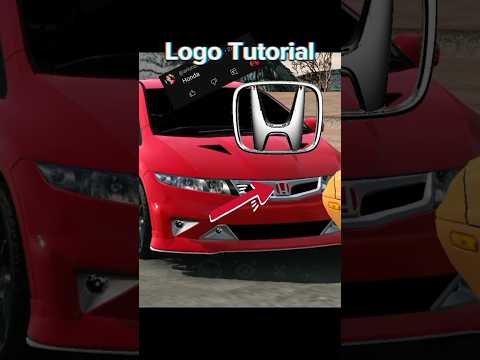 Honda Logo Tutorial Shorts in Car Parking Multiplayer #shorts #cpm