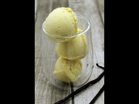 Glace à la vanille