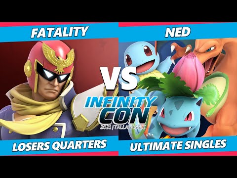 Infinity Con 2021 Losers Quarters - Ned (Pokemon Trainer) Vs Fatality (Captain Falcon) SSBU Ultimate