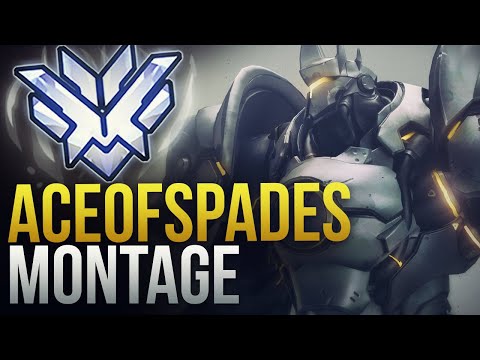 Best Of "AceOFSpades" NA LADDER TANK GOD - Overwatch Montage