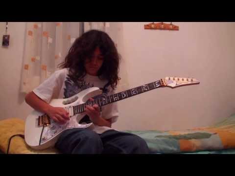 Megadeth - Tornado of Souls guitar Solo 12 years old Cover