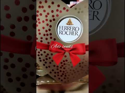 Ferrero Rocher Heart Chocolate #shorts #ferrero #chocolate #valentinesday #short