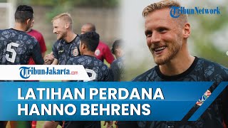 Latihan Perdana Hanno Behrens Bersama Persija Jakarta di Sawangan, Disambut Rekan Satu Tim