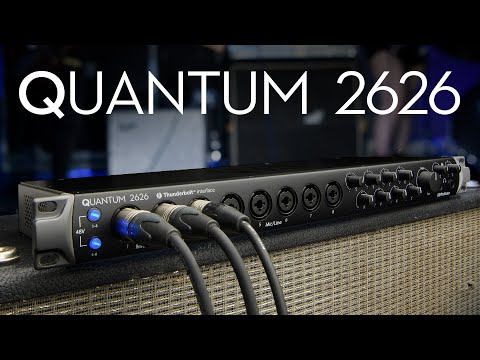 PreSonus Quantum 2626: 26x26 Thunderbolt 3 Ultralow-Latency Audio Interface image 24