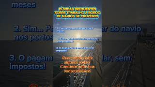 SOBRE TRABALHO A BORDO! #danceinstructor #cruiseship #msc