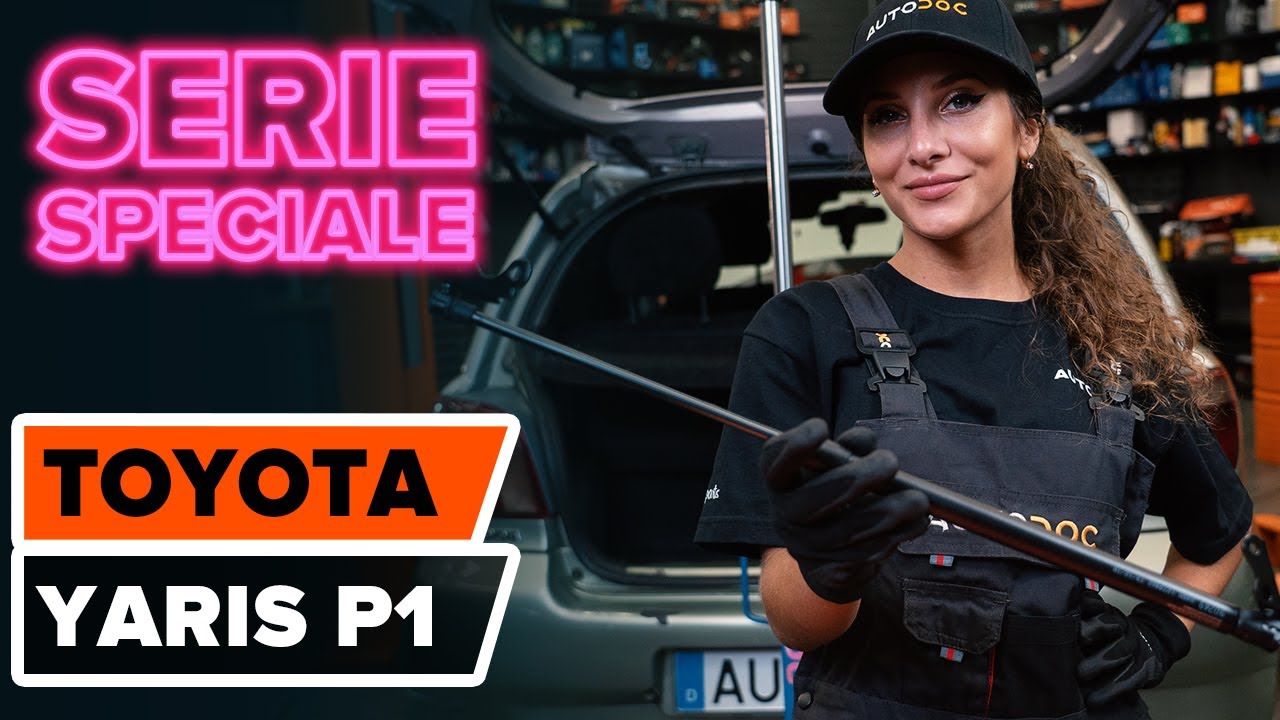 Come cambiare pistoni portellone su Toyota Yaris P1 - Guida alla sostituzione