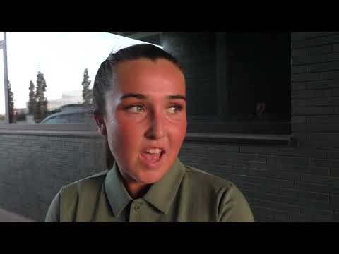 Lia O'Leary after Belgium WU19 - Republic of Ireland WU19 on 26.10.2024