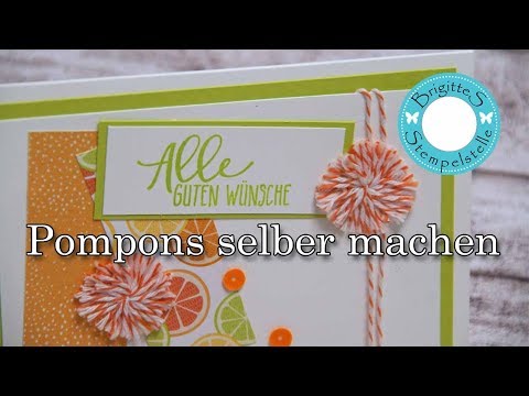 Pompons selber machen diy