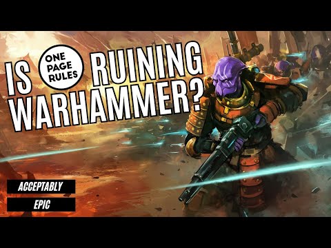 Is One page Rules Ruining Warhammer?