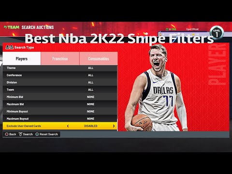 The Best Snipe Filters In Nba 2K22 Myteam