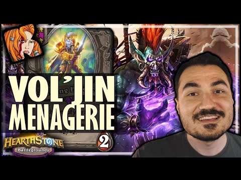 VOL’JIN MENAGERIE IS FANTASTIC! - Hearthstone Battlegrounds