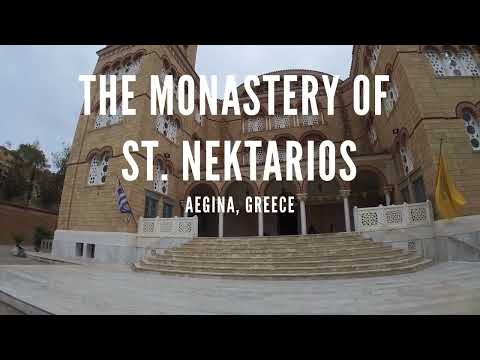 🙏 Praying for you at the holy relics of Saint Nektarios in Aegina, Greece
