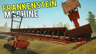 THE NEW FRANKENSTEIN MACHINE! Largest Gold Mining Machine Yet! - Gold Rush Full Release Gameplay