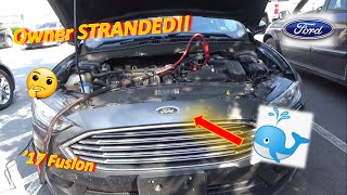 Ford Leaves Owner STRANDED!! ('17 Fusion: No-Crank, Push-Button)