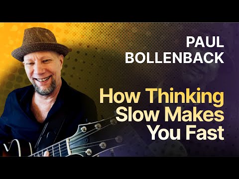 Simple Way to Play FAST Tempos \\ Paul Bollenback \\