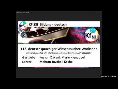 2018 05 10 PM Public Teachings in German - Öffentliche Schulungen in Deutsch