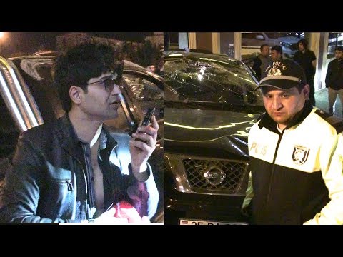 İçkili Sürücü hadisə yerindən Qaçmaq İstədi - Yol Polisi Saxladı