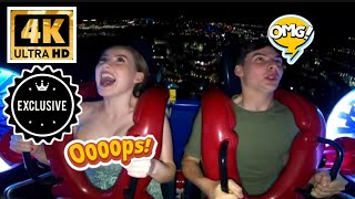 Epic slingshot ride bounce 🥳 Best Oops moments 🔥 part 97 #slingshotchallenge #amusementpark