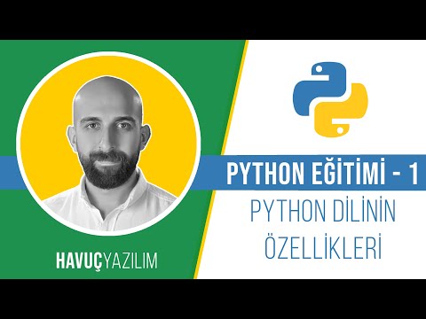 Python Eğitimi - 1 | Python Özellikleri (Türkçe alt yazı desteği vardır.)
