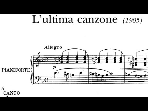 L’ultima canzone (F.P. Tosti) Piano Accompaniment _ Karaoke