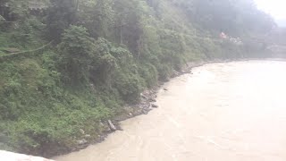 preview picture of video 'View of River Teesta from Melli Bridge.'