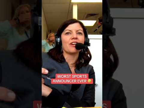 The WORST Sports Announcer Of All Time 🤣 ... Jenny Cavnar #shorts #sports #mlb #baseball #cringe