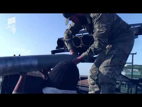 استهداف مقرات النظام بصواريخ الغراد في بلدتي نبل والزهراء من قبل لواء الحرية الإسلامي