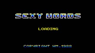 [Amstrad CPC] Sexy Words - Longplay