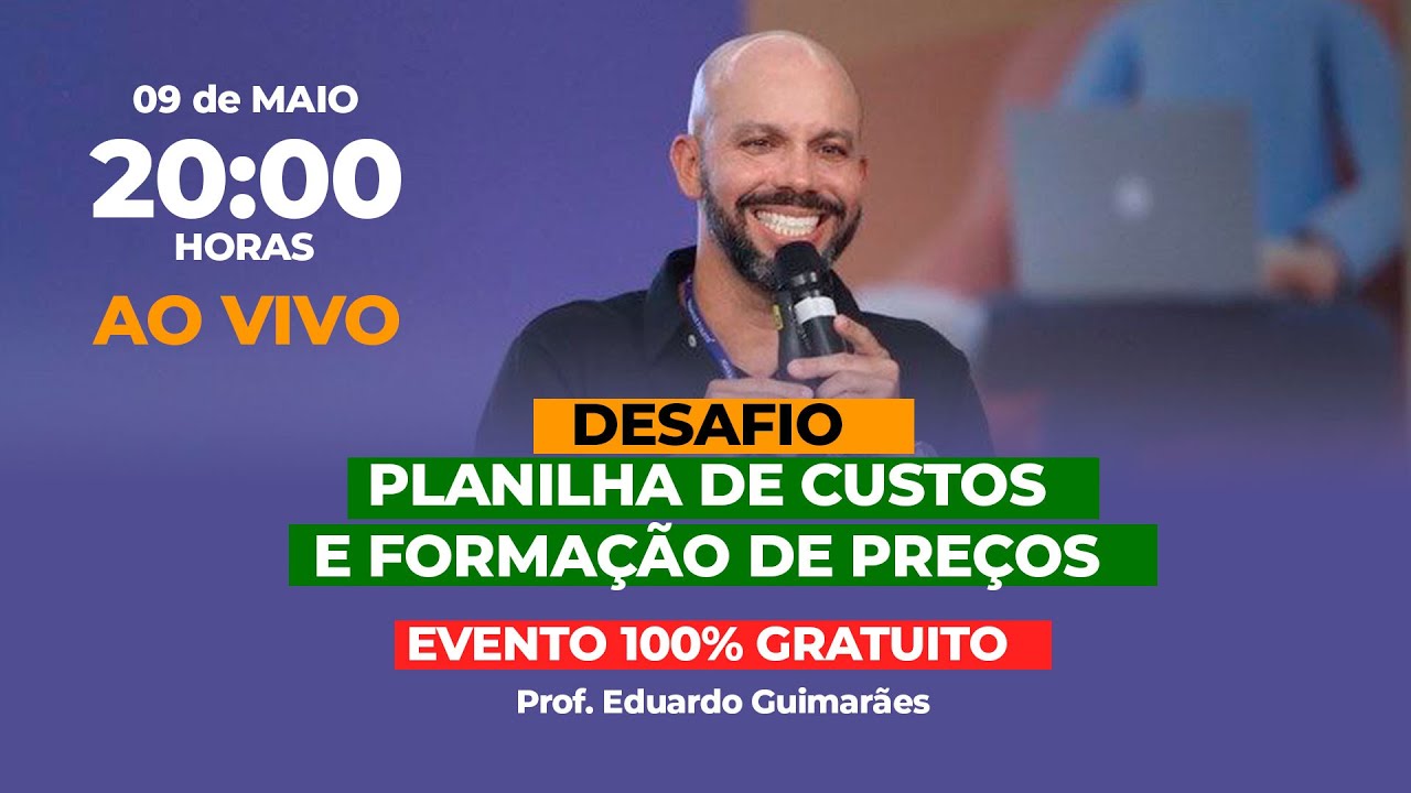 #DESAFIO - Planilha de Custos e Formação de Preços